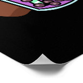 Poster Buble Tea Gift Girl Red Panda Boba Tea Bubble Tea (Coin)