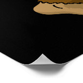 Poster Buble Thé Cadeau Enfants Bigfoot Boba Thé Buble Th (Coin)