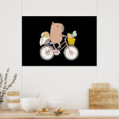 Poster Bubu le Vélo de Cochon de Guinée (Cuisine)