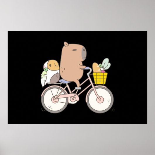 Poster Bubu le Vélo de Cochon de Guinée (Devant)