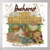 Poster Bucarest (Devant)