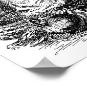 Poster Buccaneers vintages et un navire pirate naufragé (Coin)