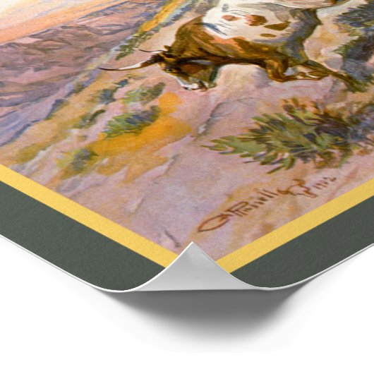 Poster Buccaroos 1902 Old West Cowboy (Coin)