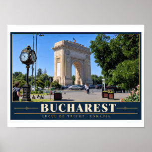 Poster Bucharest Arcul de Triumf