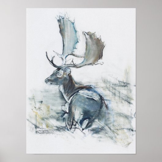 Poster Buck in the Grass 2006 (Devant)