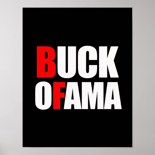 POSTER BUCK OFAMA (Devant)