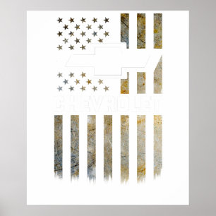 Poster Buck Wear Chevy Camo Accent Drapeau 2