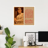 Poster Buck Weaver White Sox Baseball 1912 (Bureau à domicile)