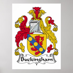 Poster Buckingham Family Crest