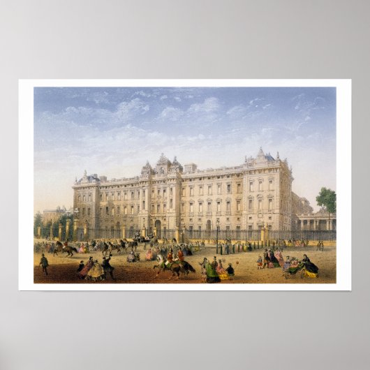 Poster Buckingham Palace, c.1862 (Devant)