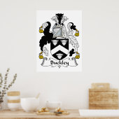 Poster Buckley Family Crest (Cuisine)
