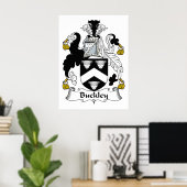 Poster Buckley Family Crest (Bureau à domicile)