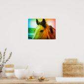 Poster Buckskin couleur arc-en-ciel (Cuisine)
