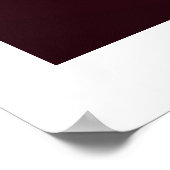 Poster Bud rose (noir et blanc) (Coin)