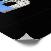 Poster budapest city hongrie repère intérieur nom (Coin)