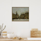 Poster Budapest dans la neige (Cuisine)