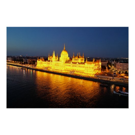 Poster Budapest Hongrie (Devant)