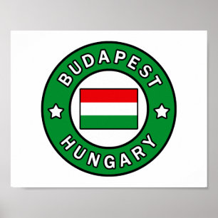 Poster Budapest Hongrie
