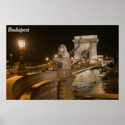 Poster Budapest, Hongrie (Devant)