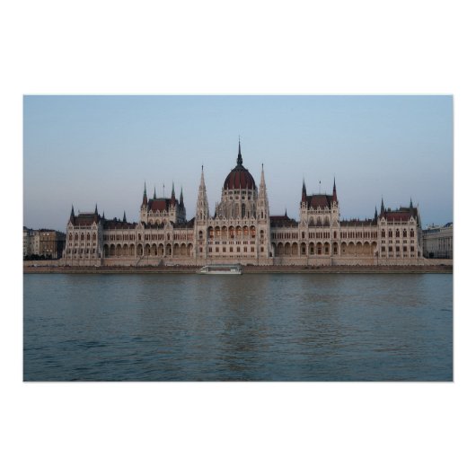 Poster Budapest Hongrie (Devant)