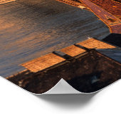 Poster Budapest, Hongrie, Danube, Parlement (Coin)