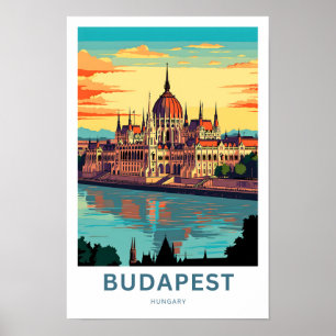 Poster Budapest Hongrie Imprimer voyage