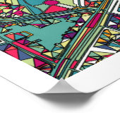 Poster Budapest, Hongrie | Plan de ville (Coin)