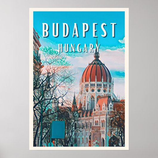 Poster Budapest, la perle du Danube (Devant)