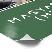 Poster Budapest Stadium - Hungary - Ecological Design (Coin)