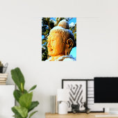 Poster buddha in snow (Bureau à domicile)