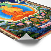Poster Buddha Mandala Antique Tibetan Thanka (Coin)