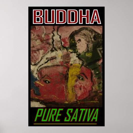 POSTER BUDDHA PURE SATIVA (Devant)