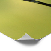 Poster Budgerigars perchés sur une corde (Coin)