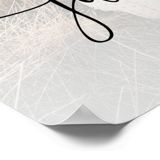 Poster Budget Photo Rien De Fancy Just Love Mariage (Coin)