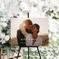 Budget simple mariage photo de bienvenue eucalyptu