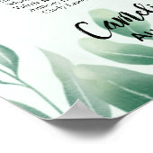 Poster BUDGET Verdure Eucalyptus Mariage DU GRAPHIQUE DE (Coin)