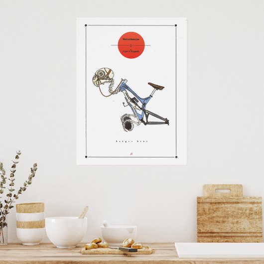 Poster Budgie Bike (Cuisine)