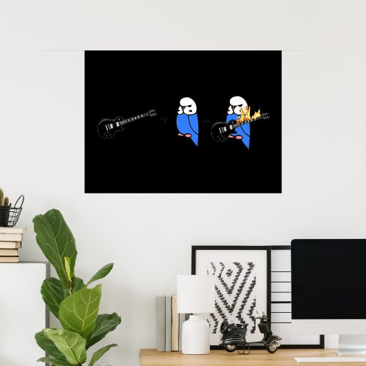 Poster Budgie Math (Bureau à domicile)