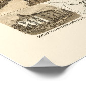 Poster Buena Vista, VA Carte panoramique - 1891 (Coin)