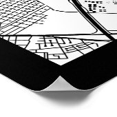 Poster Buenos Aires Argentina Map (Coin)