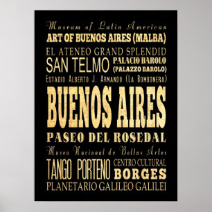 Poster Buenos Aires Argentine