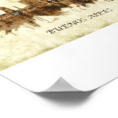 Poster Buenos Aires Argentine Cityscape (Coin)