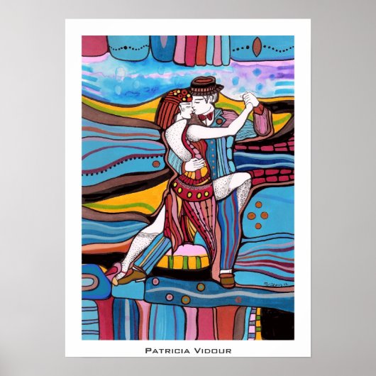 Poster Buenos Aires, la Reina del Plata Tango (Devant)