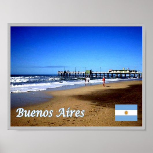 Poster Buenos Aires - Pinamar - (Devant)