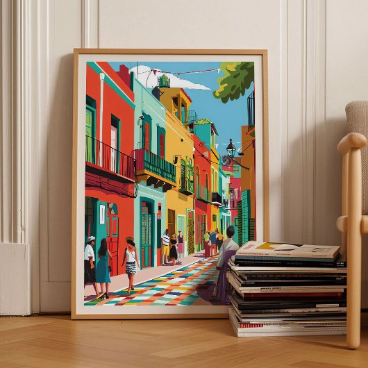 Poster Buenos Aires Print Argentina Print La Boca Print