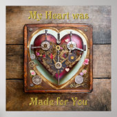 Poster Buff Red Heart Steampunk Series (Devant)