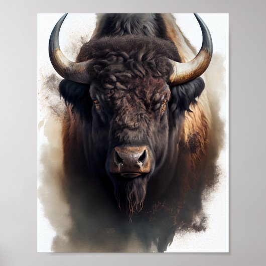 Poster Buffalo américain (Devant)