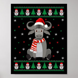 Poster Buffalo Animal Matching Famille Vilaine Swea de No