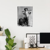 Poster Buffalo Bill Cody (Bureau à domicile)