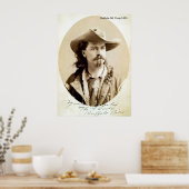 Poster Buffalo Bill Cody 1875 Imprimer (Cuisine)